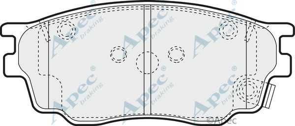 APEC BRAKING Jarrupala, levyjarru PAD1301